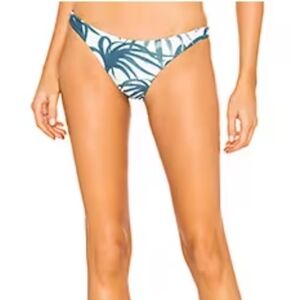 MIKOH Miyako Bikini Bottom Water Fern Wakame NEW Swim